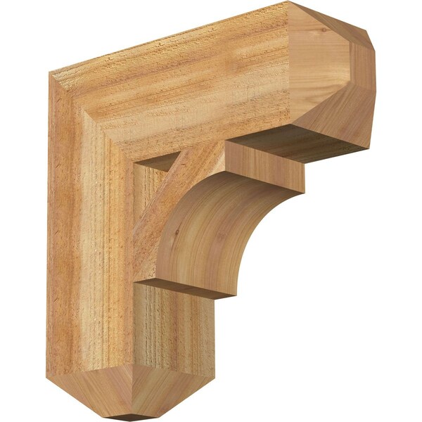 Ekena Millwork Westlake Craftsman Rough Sawn Bracket, Western Red Cedar, 6"W x 18"D x 18"H BKT06X18X18WTL04RWR - main